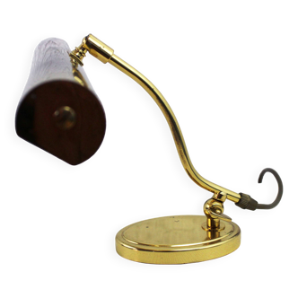 Brass desk lamp 1980