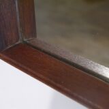 Vintage Scandinavian teak mirror 1960