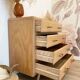 Vintage chest of drawers, tapered legs