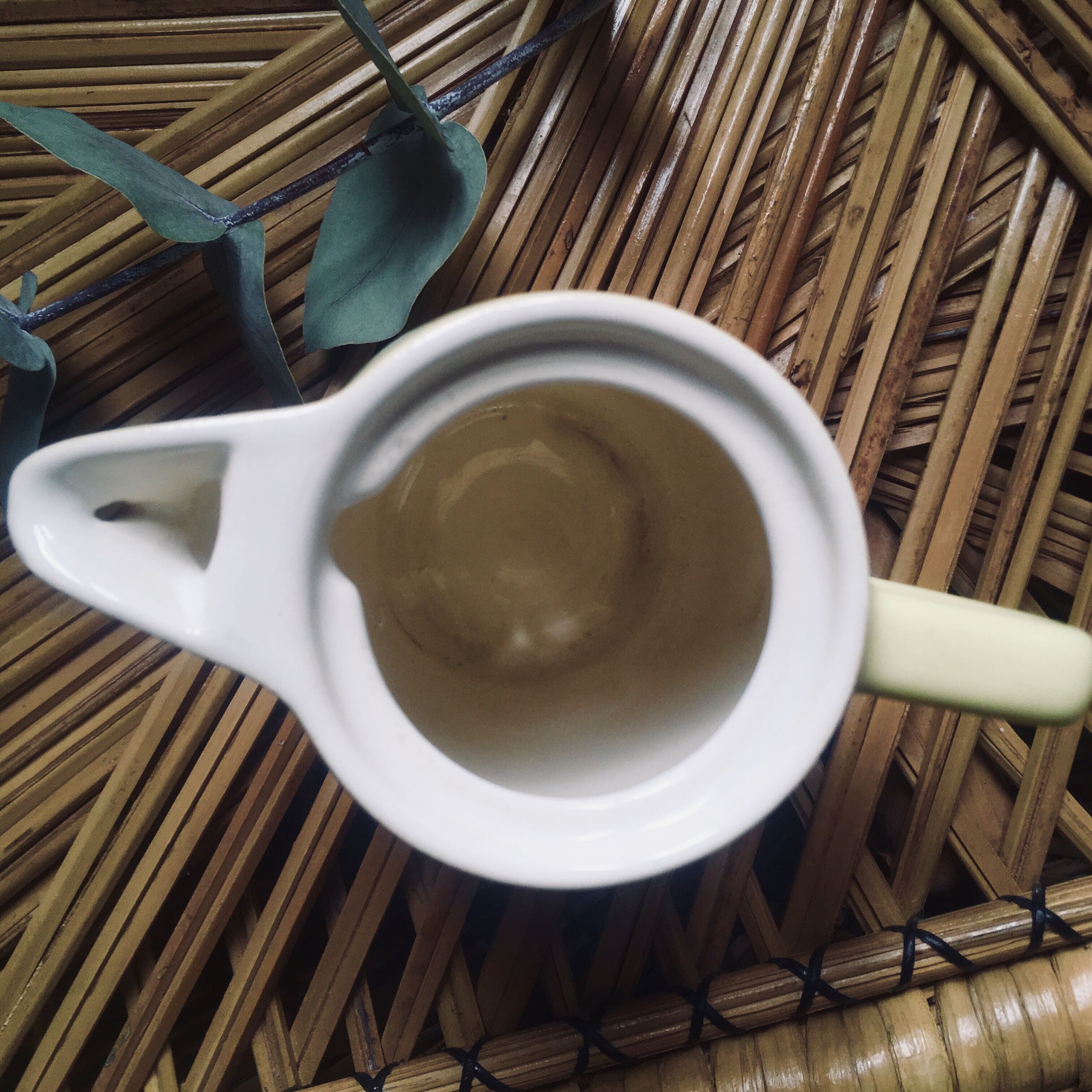 Melitta lemon yellow coffee maker