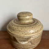 Stoneware sugar bowl