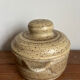 Stoneware sugar bowl