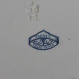 Iron earth faience plate