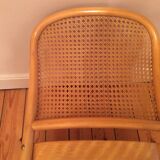 2 vintage canned chairs