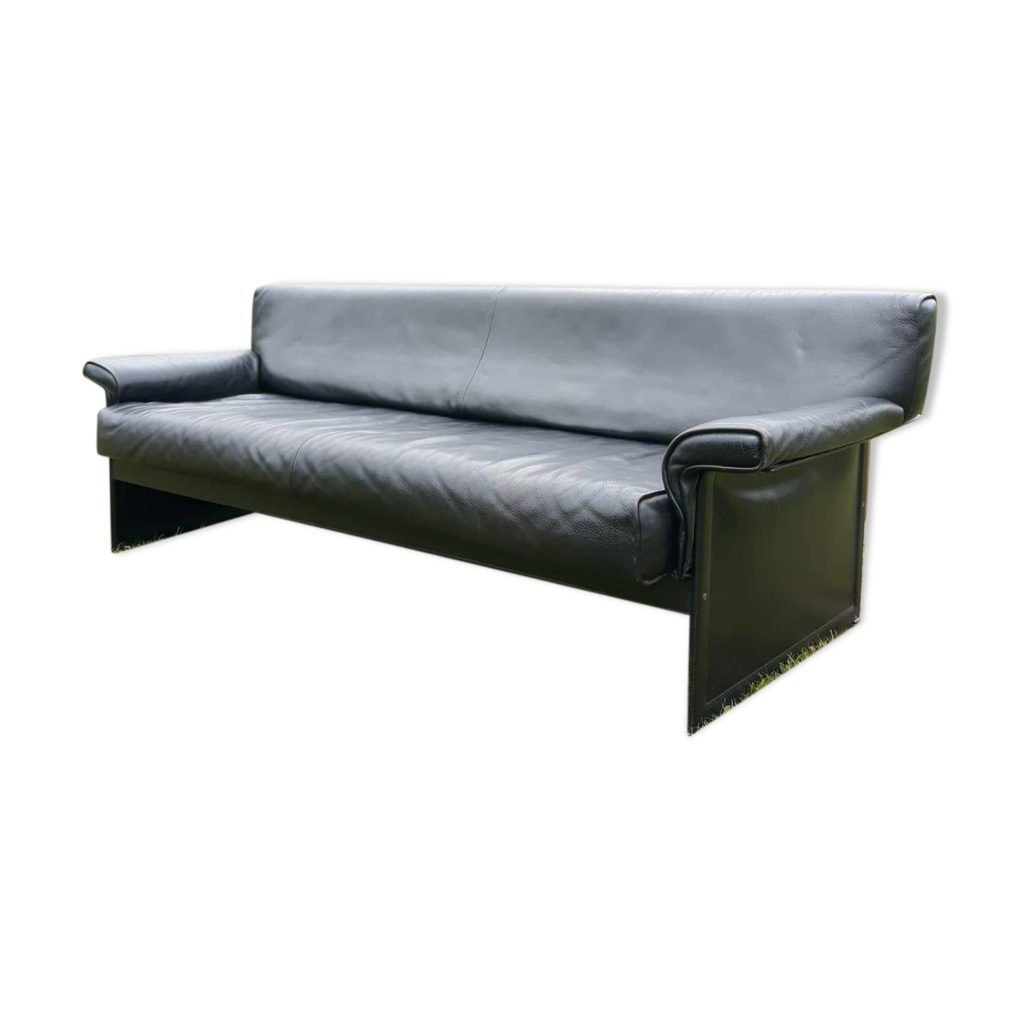Leather sofa Tito Agnoli for Matteo Grassi