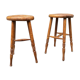 Pair of vintage rustic stools