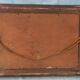 Old signed landscape painting under wood.