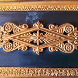 Old vintage box in gilded bronze empire