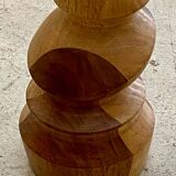 Wooden candle holder