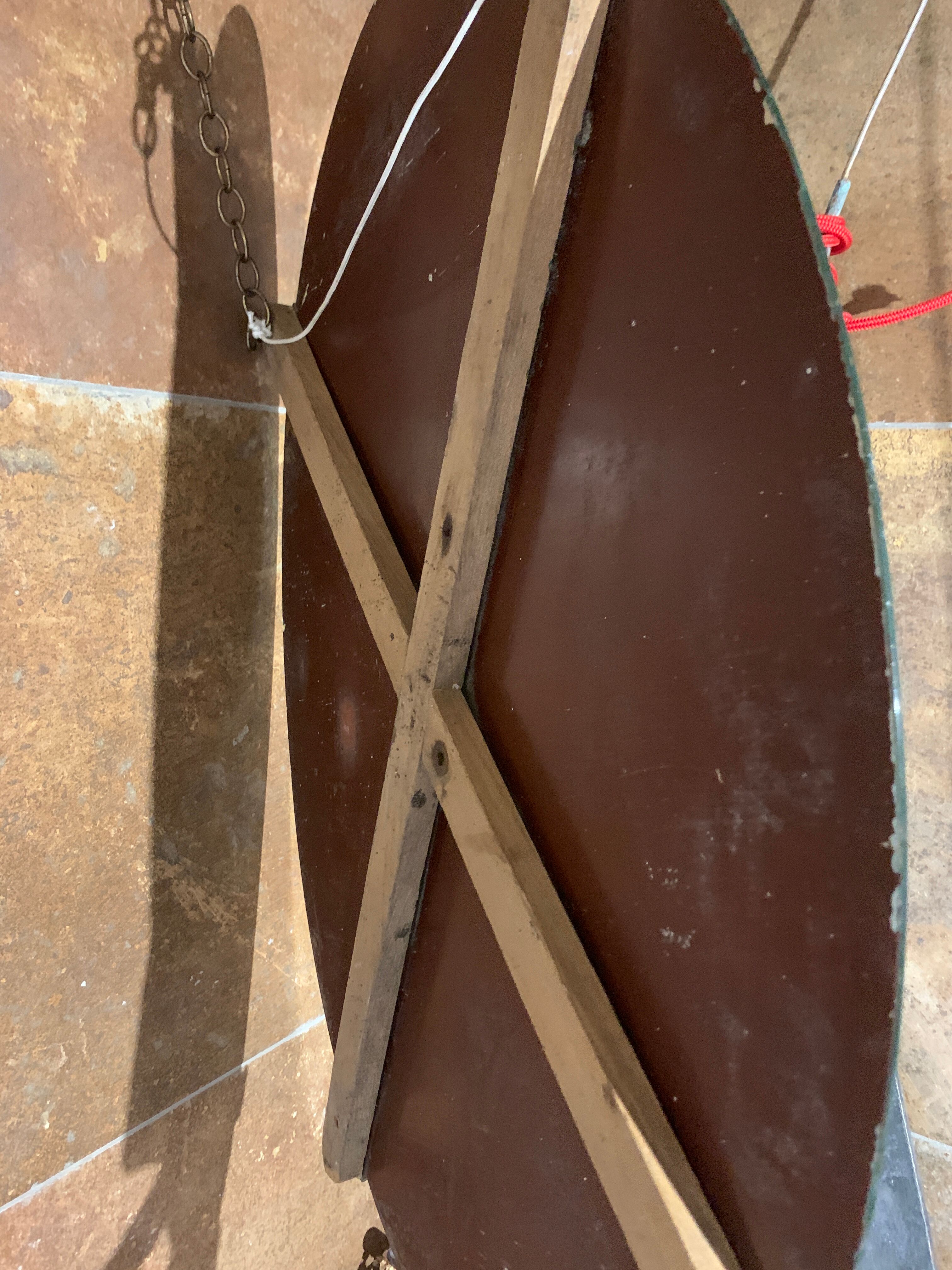 Old oval mirro, 41x60 cm