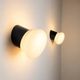 W-1809 Op-Art Wall Lamps In Opal Glass By Raak Amsterdam, The Netherlands 1970S