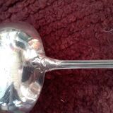 Old ladle silver metal monogram