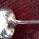 Old ladle silver metal monogram
