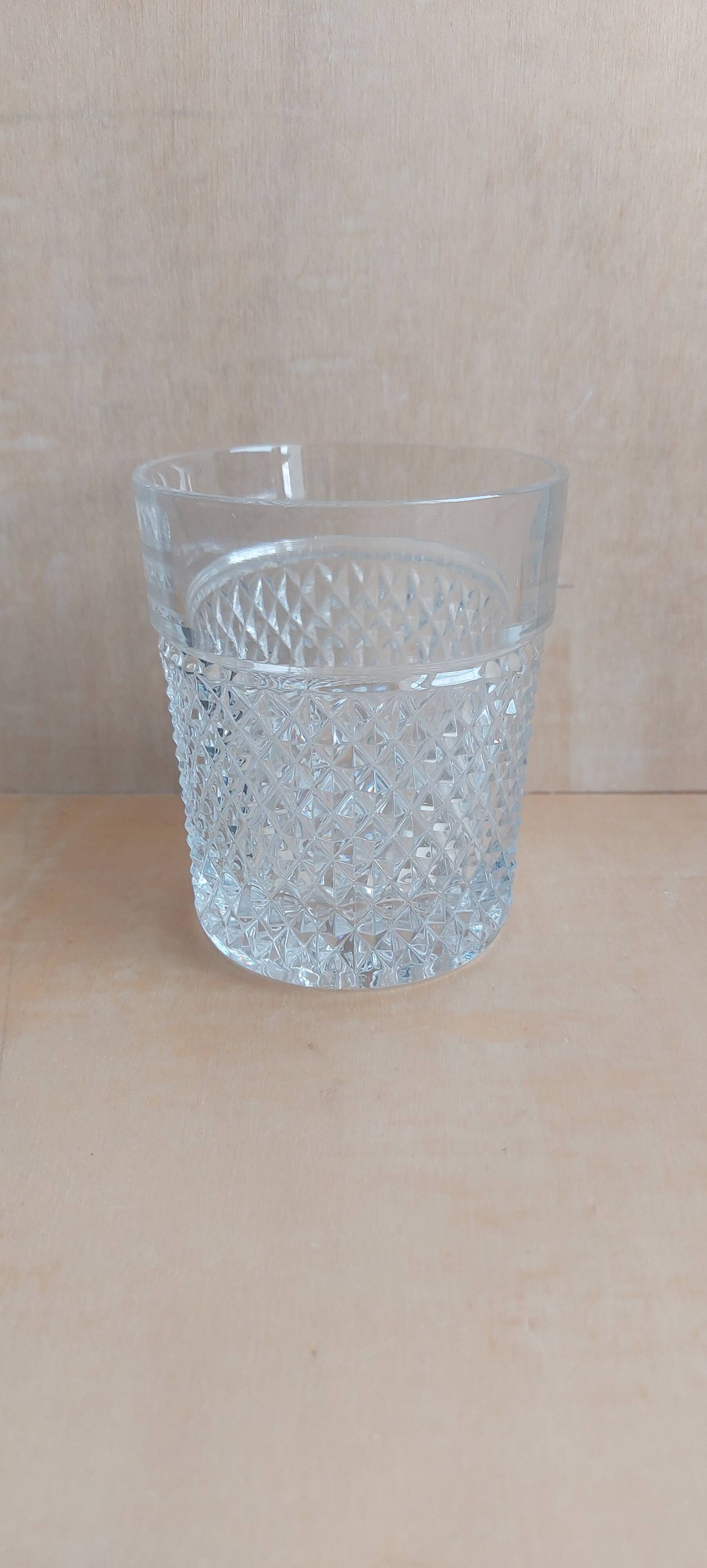 Set of 5 vintage crystal glasses