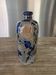 Bouteille soliflore en grès au sel West Germany – Bleu cobalt vintage