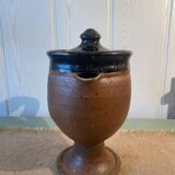 Stoneware pitcher signed Pierre Digan