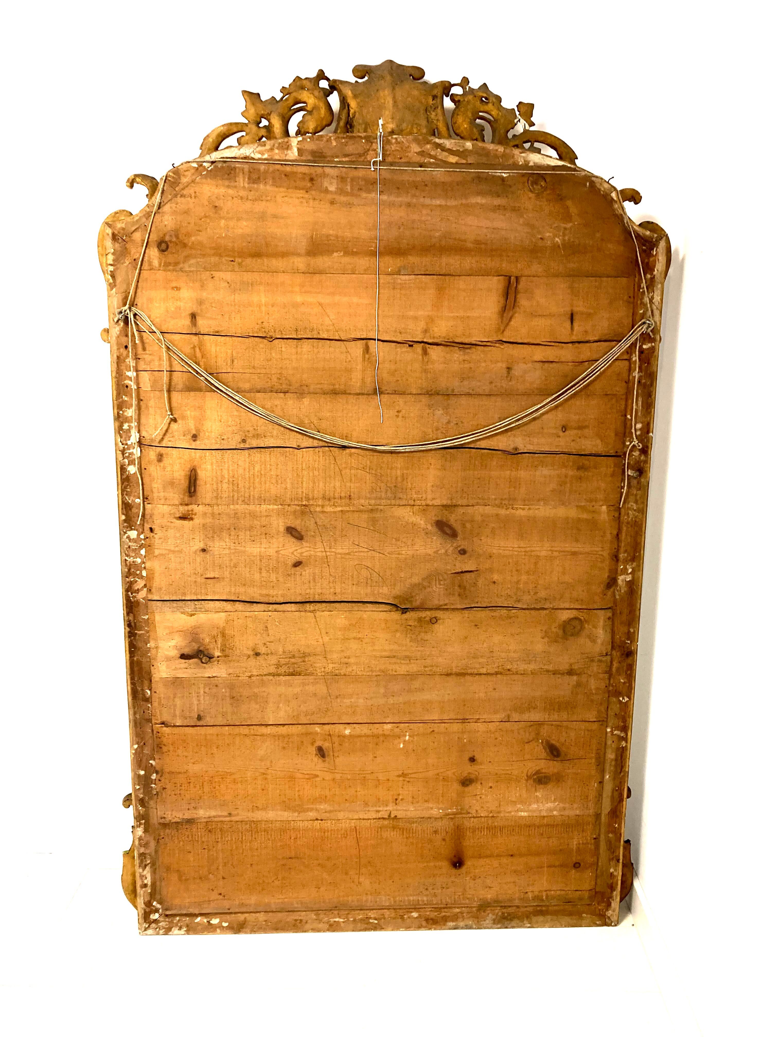 Large mirror Napoleon III 117x186cm