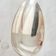 Silver dessert or coffee spoons, "Boulenger", Baguette pattern