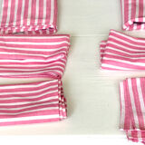 6 antique linen towels