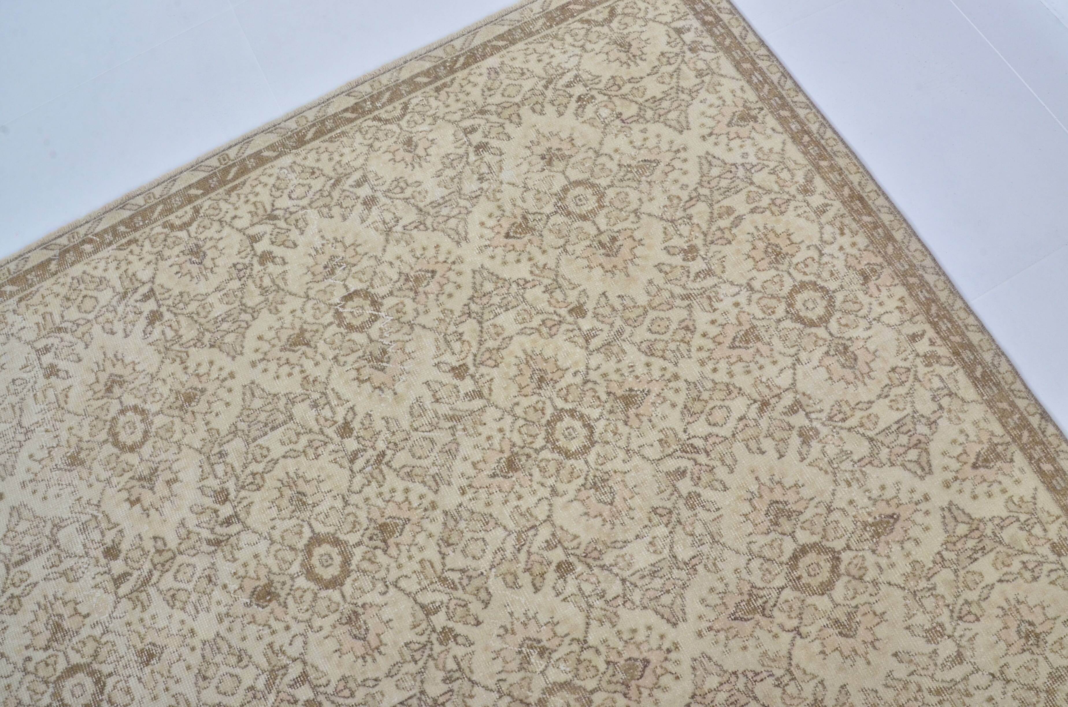 Oushak Turkish Vintage Rug sku 3187