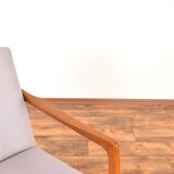 Fauteuil en teck suédois du milieu du siècle par Alf Svensson pour Dux, années 1960.