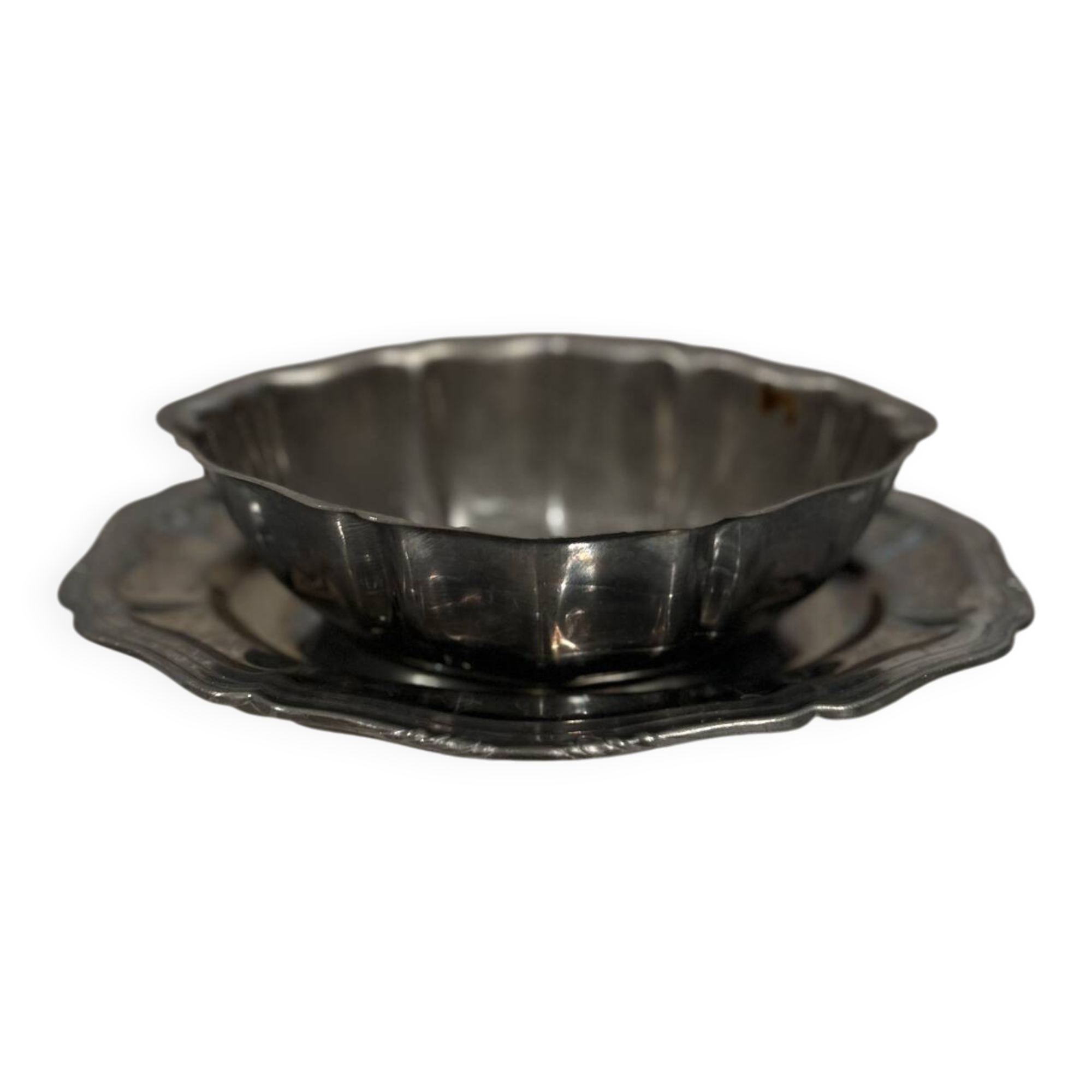 Stainless steel sauce boat