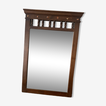 Miroir vintage bois 60x95cm