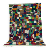 Tapis berbère marocain artisanal fait main 243 x 157 cm