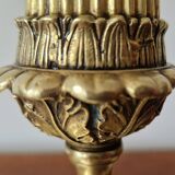 Empire gilded bronze candlestick, 19th century