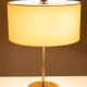 Table or Desk lamp Leather inlay attrib to J.T.Kalmer 1960s