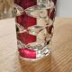 Vintage Windsor ruby vase in crystal - JG Durand for Luminarc