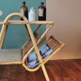 Table carries vintage rattan review