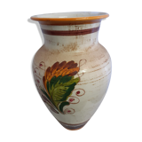 Large vase vallauris in faience