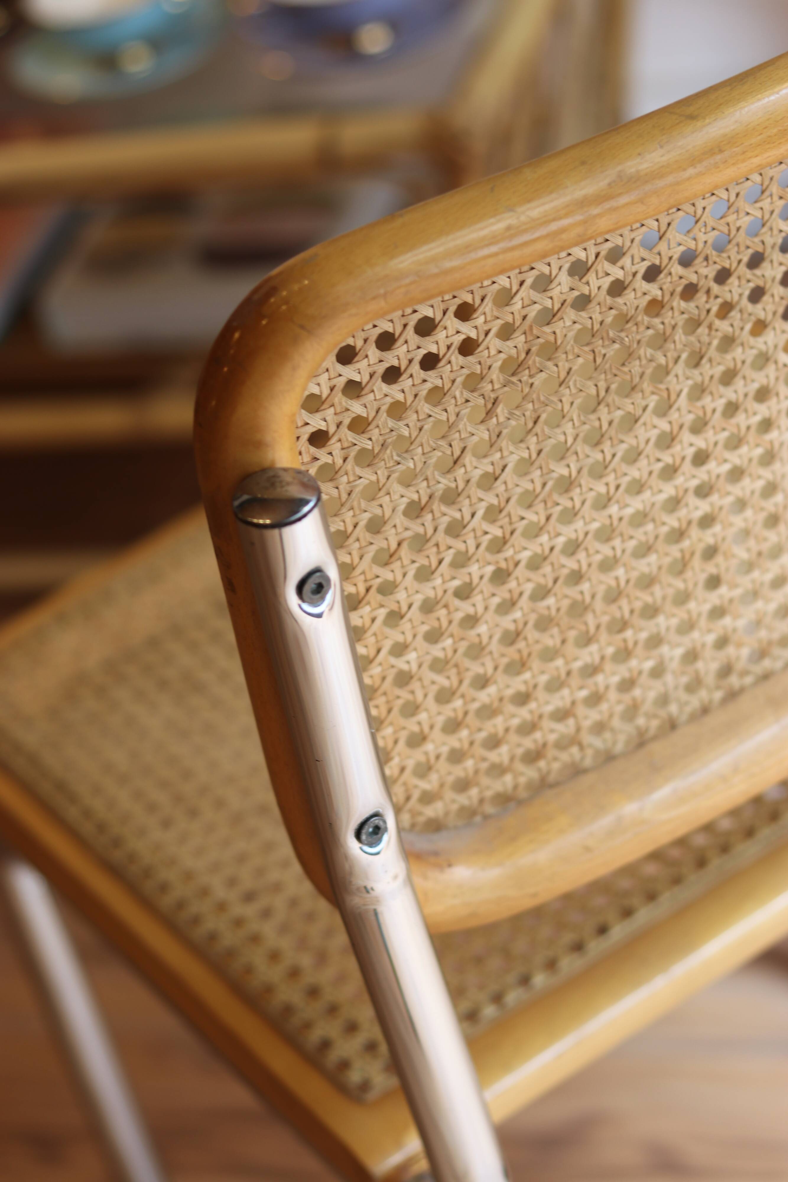 Vintage Cesca chair, light wood