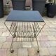 Table basse porte revue vinyle 1960s