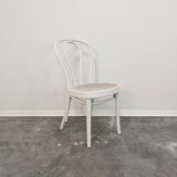 Chaise de salle à manger, canne en bois courbé, n°18, années 1970