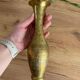 Vintage brass vase