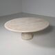 Peter Draenert Finale "1790" travertine coffee table, Germany, 1970s