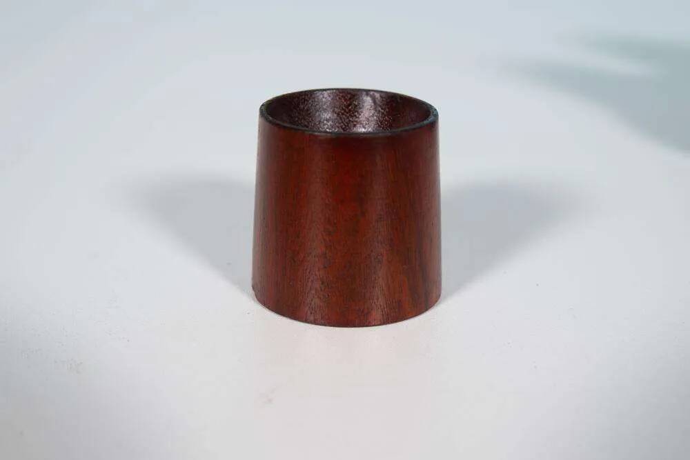 Vintage teak egg holder set, mid-century egg holder