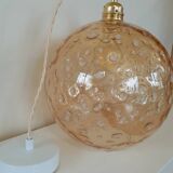 XL Amber Globe Suspension