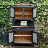 Parisian art deco buffet in solid walnut 1930