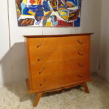 Vintage chest of drawers from the 50s compass