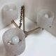 Perspex, brass and plexiglass chandelier from the 1960s
