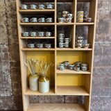 Raw wood shelf