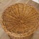 Vintage rattan stool 1960