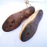 Former pair of wooden shoetrees