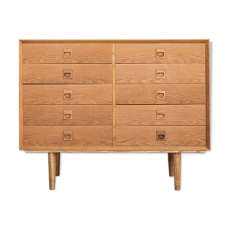 Midcentury Danish chest of 2x5 drawers in oak by Brouer 1960s