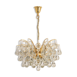 Murano glass drop-shaped chandelier, Christoph Palme, Germany, 1970s