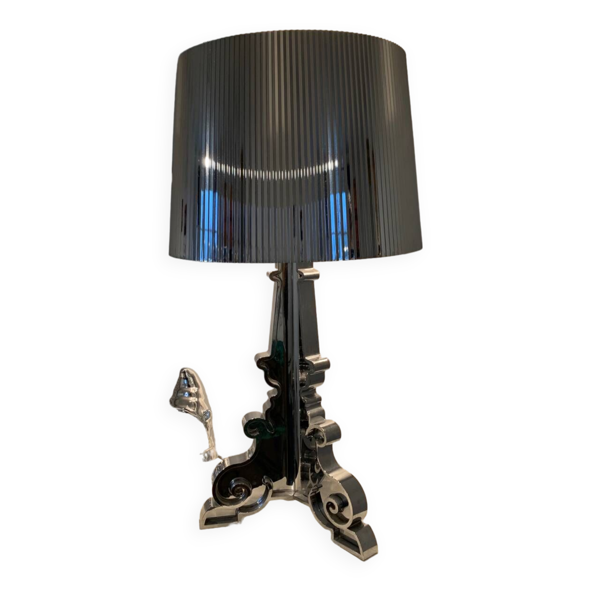 Kartell Bourgie chrome table lamp