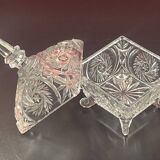 Cut glass sugar bowl 18 cm